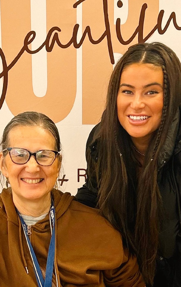 Stroke survivor Lynne Marie Sherry and her daughter Shawnee Kish